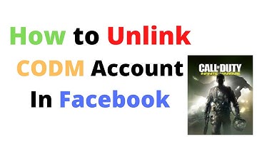 How to Unlink Call of Duty Mobile Account in Facebook. English