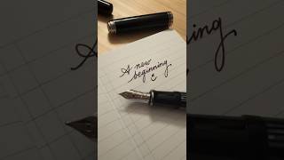 Excited For The Next Chapter! #Calligraphy #Fountainpen #Satisfying