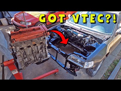 HOW TO; VTEC CONVERSION : B18B W/ B16 HEAD (A-Z)