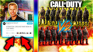 What happens in the 9v9 game mode in COD WW2? (NEW GROUND WAR GAMEMODE COMING TO COD WW2?)