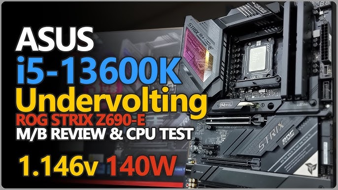 ASUS ROG STRIX B760-A GAMING WIFI  i5 13600K Power Limit Test 