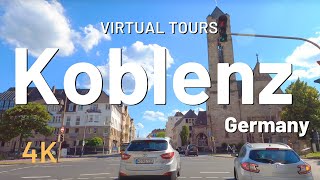 KOBLENZ driving tour 🇩🇪 Germany - 4K Video Tour || Deutschland Koblenz 4k Videotour 2020