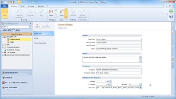 Edificius Tutorial - General Data - ACCA software