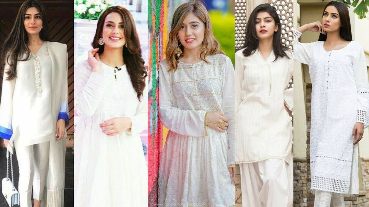 Very decent most Upcoming White Dress For Ramzan//Aftar Party White Dress Designs//White Kurta Kurti