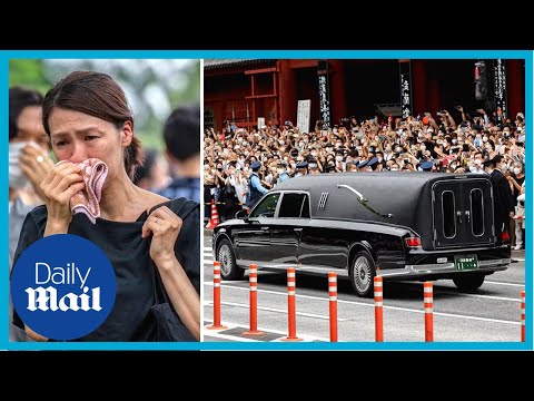 Japan pays respects to murdered PM Shinzo Abe as hearse travels through Tokyo