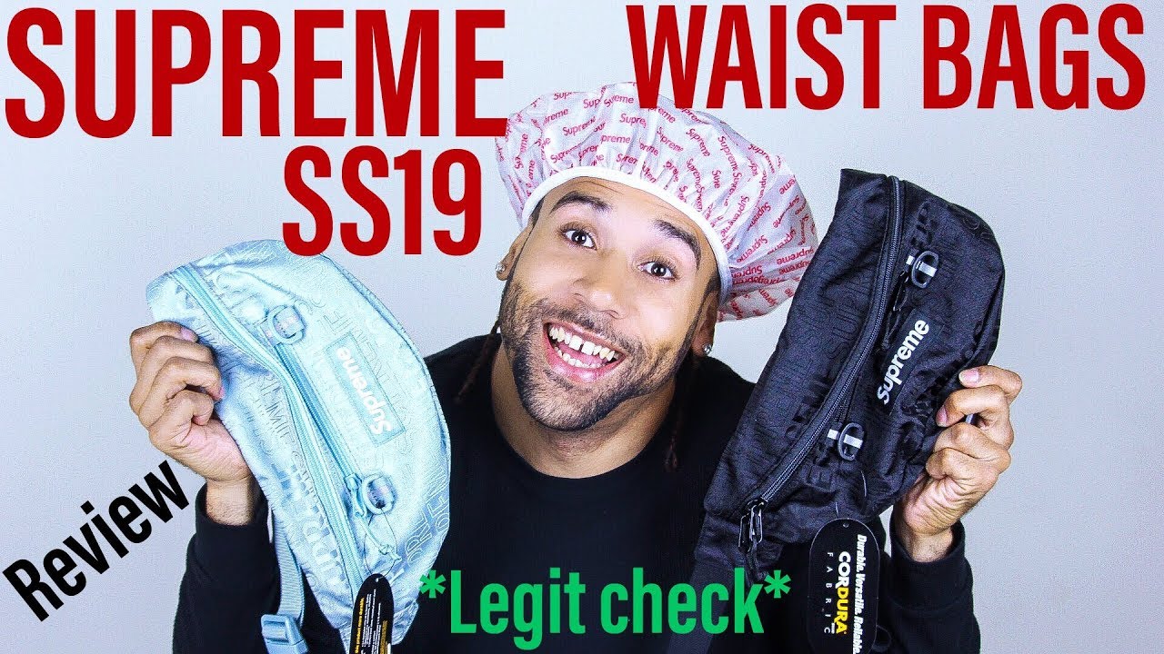 SUPREME SS19 WAIST BAG REVIEW *LEGIT CHECK* - YouTube