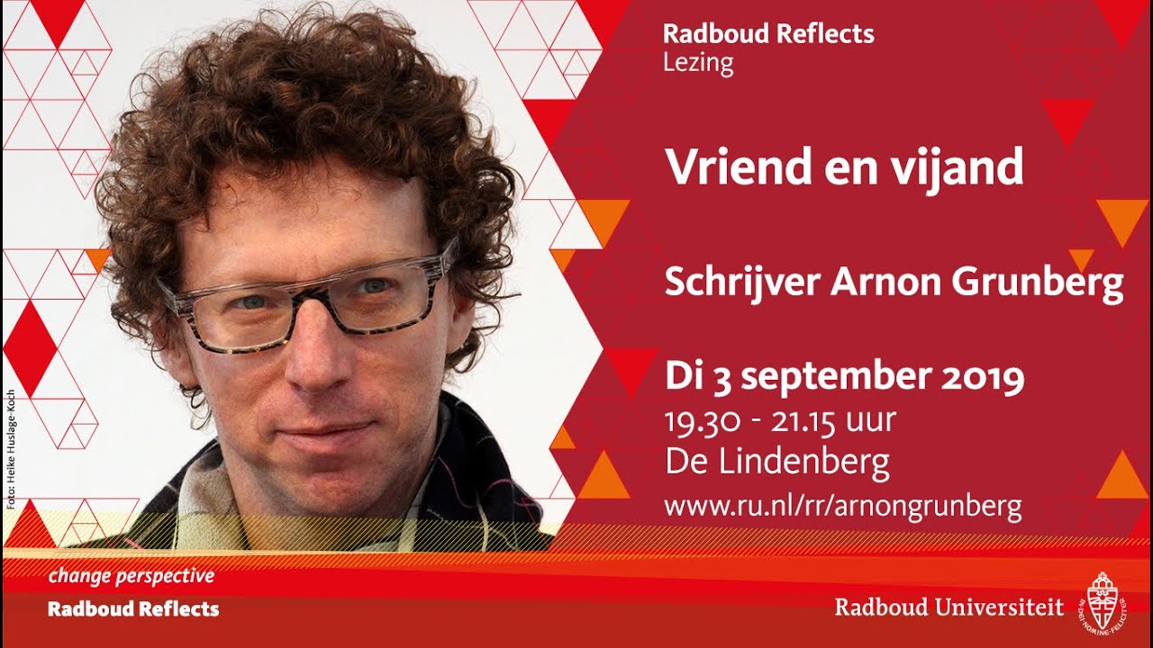 Vriend en vijand | Lezing door schrijver Arnon Grunberg