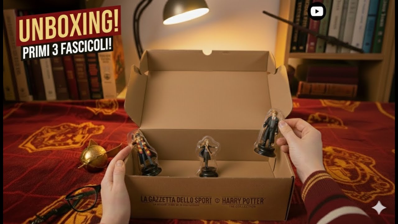 UNBOXING Harry Potter The Collection 1-2-3 di Gazzetta dello Sport