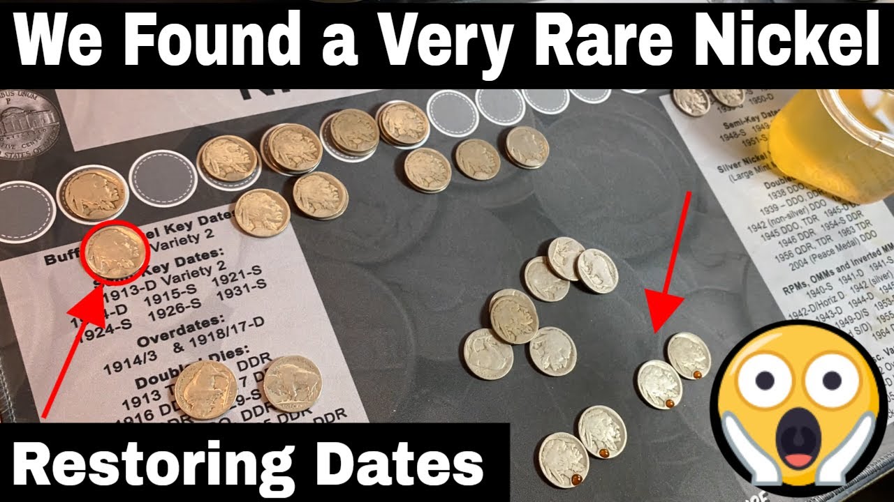 Why You Should Restore Dates on Buffalo Nickels - Key Date Found - YouTube