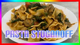 STROGANOFF // How to Make Mushroom - spinach Stroganoff | world recipes