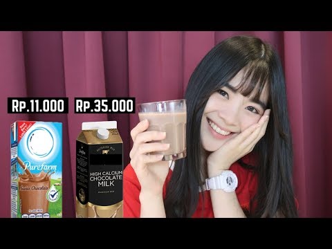 SUSU COKLAT Rp.11.000 vs Rp.35.000 !! Kok Coklat Swiss bisa paling murah?