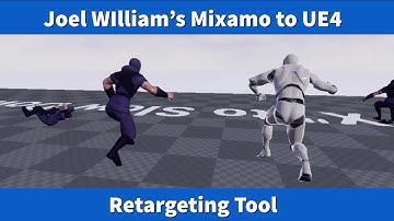 Free Mixamo to Unreal Engine Retargeting tool