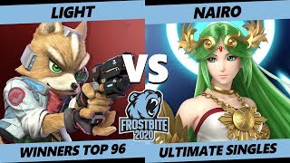 Frostbite 2020 SSBU Winners Top 96 - Rogue | Light  (Fox) Vs NRG | Nairo (Palutena) Ultimate Singles