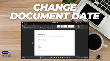 How To Change Dates On Documents - Quick Tutorial