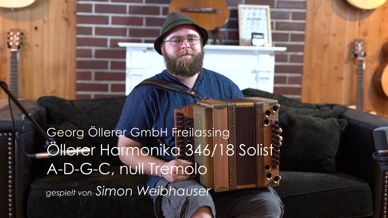 Öllerer Harmonika 346/18 Solist Modell gespielt und vorgeführt von Simon Weibhauser
