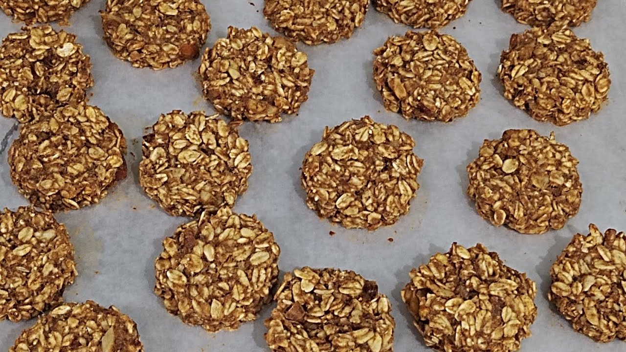 Galletas de avena, sin harina y sin azúcar!  Mary Camacho 