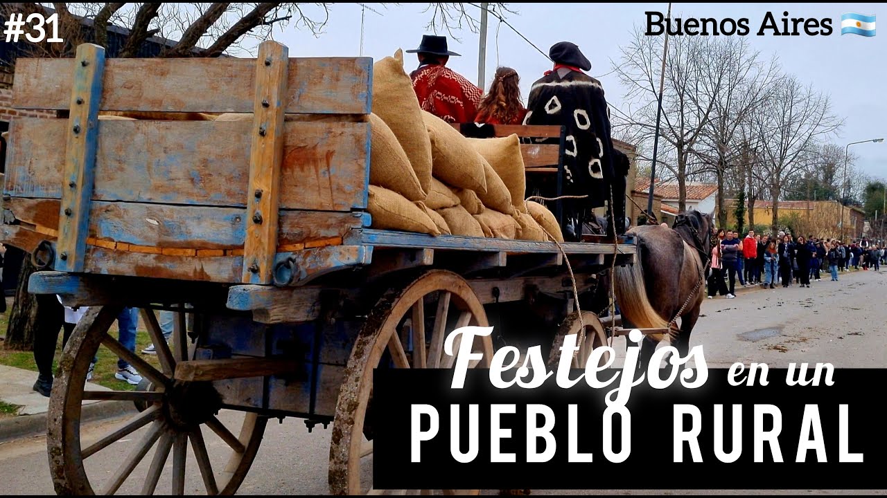 🎉 FIESTAS PATRONALES ⛪ Gral. Rivas PUEBLO RURAL de BUENOS AIRES 📍 ABRIENDOHUELLASXELMUNDO 🌎