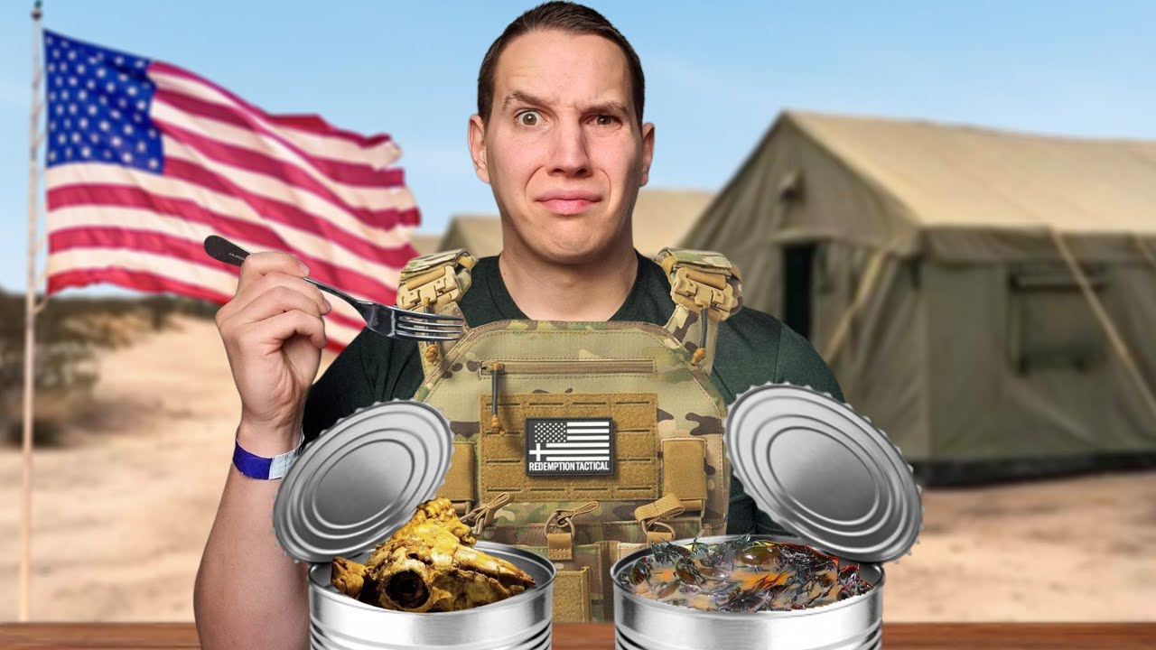 Mit eszik egy AMERIKAI KATONA? Leteszteltem!