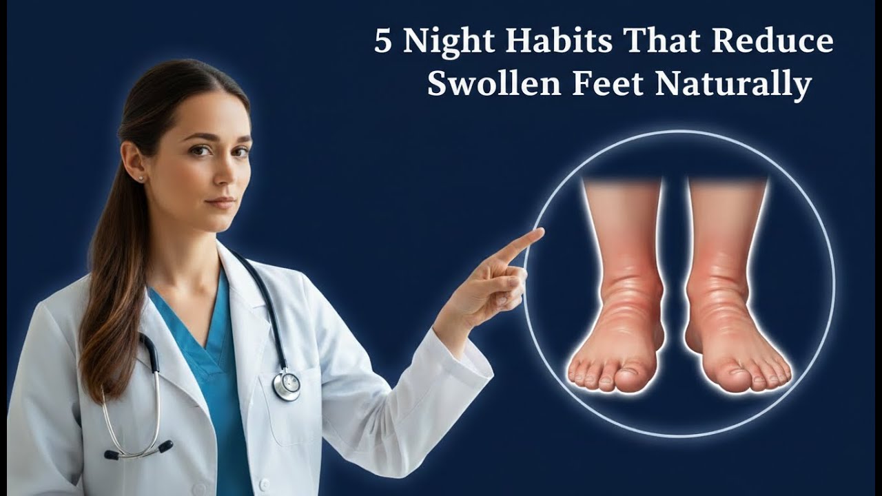 5 Night Habits That Reduce Swollen Feet Naturally (Fast Relief!)