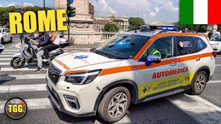 [Rome] Mobile Resuscitation Units & Doctor Car Responding! (+ Behind The Scenes)