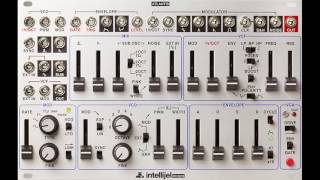 Intellijel Atlantis Eurorack Synth - Audio Description for the Blind