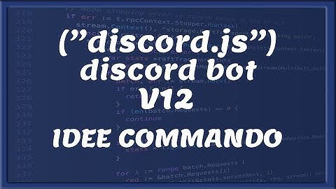 DISCORD IDEE COMMANDO || Met reacties | Tutorial #29 [Nederlands/Dutch]