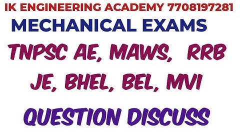 TN MAWS Question paper discussion Diploma level part 4 