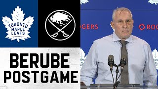 Craig Berube Post Game Vs. Buffalo Sabres January 27, 2026