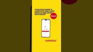 Pay easily and save time through KFAST on Ooredoo App. Download Ooredoo App now. screenshot 5