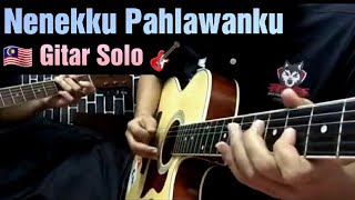 Wali Band🇲🇾-Nenekku Pahlawanku cover gitar solo chord