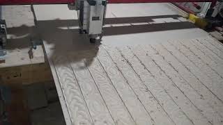 Tiling toolpath cutting larger sheet on smaller machine