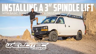 DIY 3” Spindle Lift for Chevy Express 2500 [Game Changer]