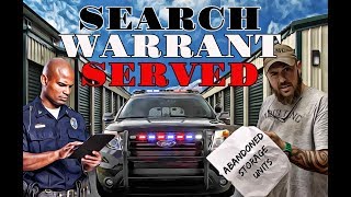 Search Warrant Served On My Auction House!!! Seriously!!! Abandoned Storage Unit Videos!