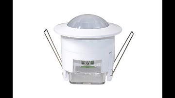 Maclean MCE20 Ceiling Infrared Motion Sensor, 360 Degree Pyro PIR Sensors, 6 m - UNBOXING