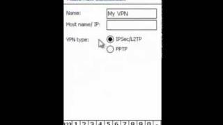 How to setup VPN on Windows Mobile - PPTP screenshot 4