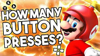 Minimal Movement - How Many Button Presses Are Needed To Beat New Super Mario Bros. Wii?