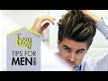 Men's Hairstyling Tips - 5 Min Hair Guide - Men's Look