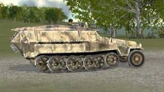 WWII German Half Tracks (for Panzer Command)