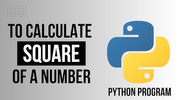 Python Program To Calculate Square Of A Number | Python Programming | Python Tutorial For Beginners