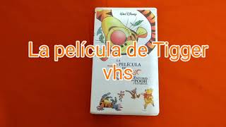 La Película De Tigger Vhs