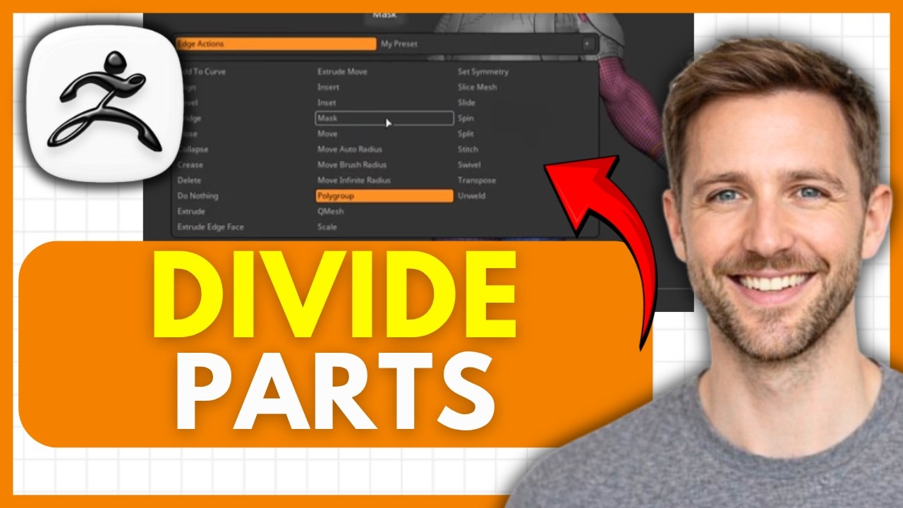 How To DIVIDE Model To Parts In ZBrush For Printing (EASY) 2026 - YouTube