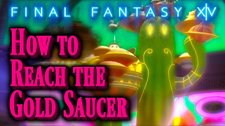 FFXIV ARR: How to Get to the Gold Saucer