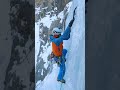 Happy Climber. Steady Rope. Frozen World.