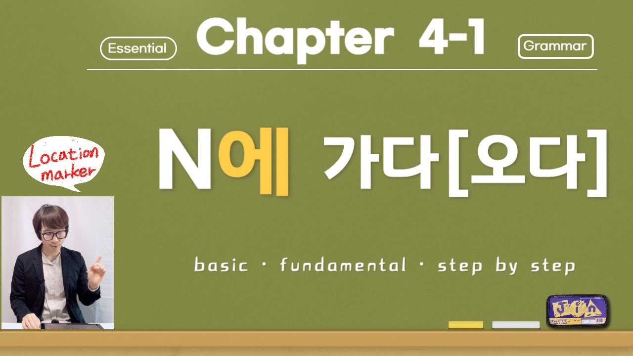 Korean for beginners at A1 level: The most basic grammar of '가다' and ...