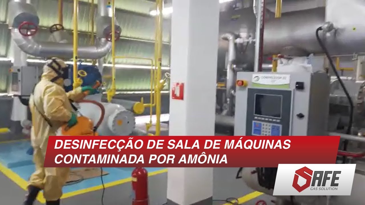 VAZAMENTO DE AMÔNIA NH3 - QUAL A SOLUÇÃO?