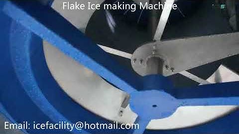 ICESTA® Flake Ice 10ton with Bitzer/Bock compressor and air cooled condenser [CE Certification]