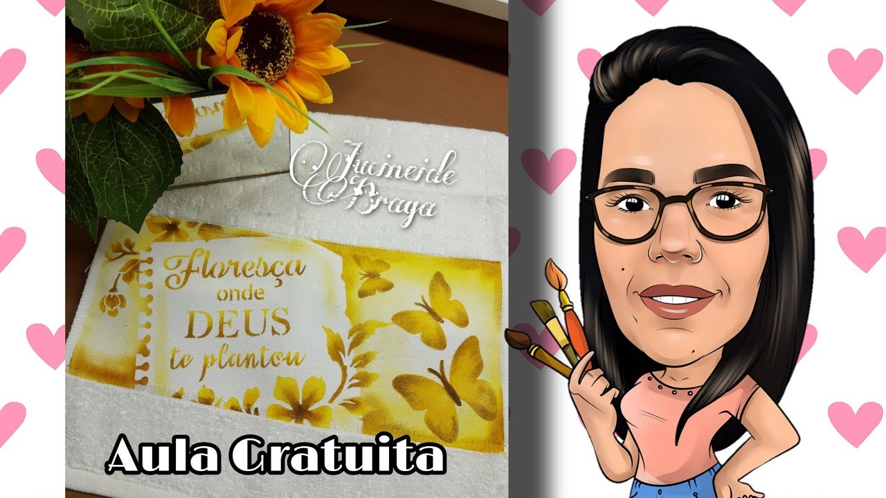 Pintura com Stencil - pintura minimalista -  toalhinha de mão pintada - toalhinha de lavabo pintada