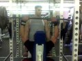 Joe seated 80 degree overhead press w fat gripz 190 for 2