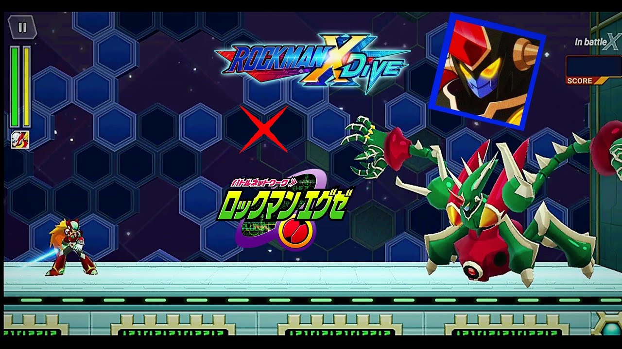 Original Zero vs Life Virus R 「 Mega Man X Dive 」 - YouTube