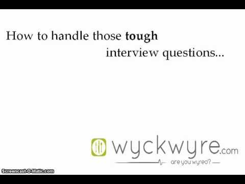 tough interview questions to prepare for job interview